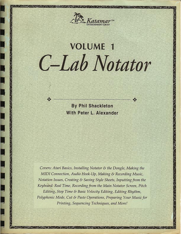 Alexander Publishing C Lab Notator by Phil Shackleton